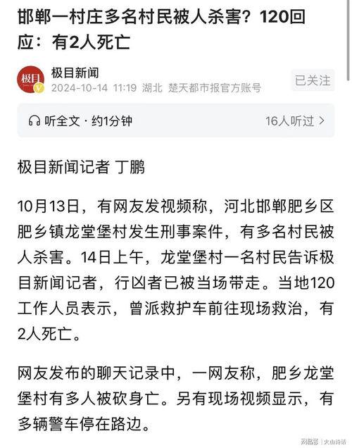 邯郸案件爆料最新消息,揭秘背后真相与疑点